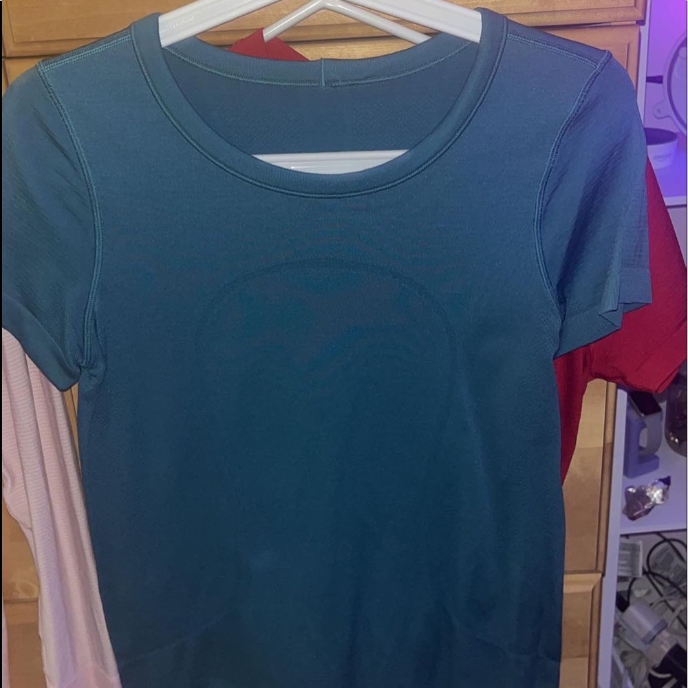 teal swiftly tech size 6 lululemon